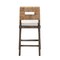 Baxton Studio Porsha Modern Bohemian Dark Brown Finished Mahogany Wood and Natural Rattan Counter Stool 228-13104-ZORO - alternate 10